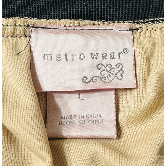 Metro Wear Layered Skirt‎ Womens Large Navy Black Nude Floral Dark Romantic Date - Picture 5 of 5